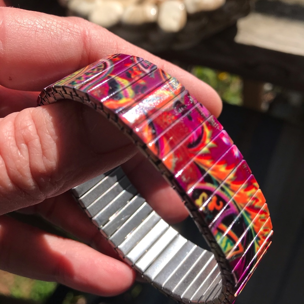 Painted watch band bracelet